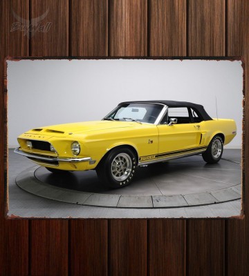 Металлическая табличка Shelby GT500 KR Convertible